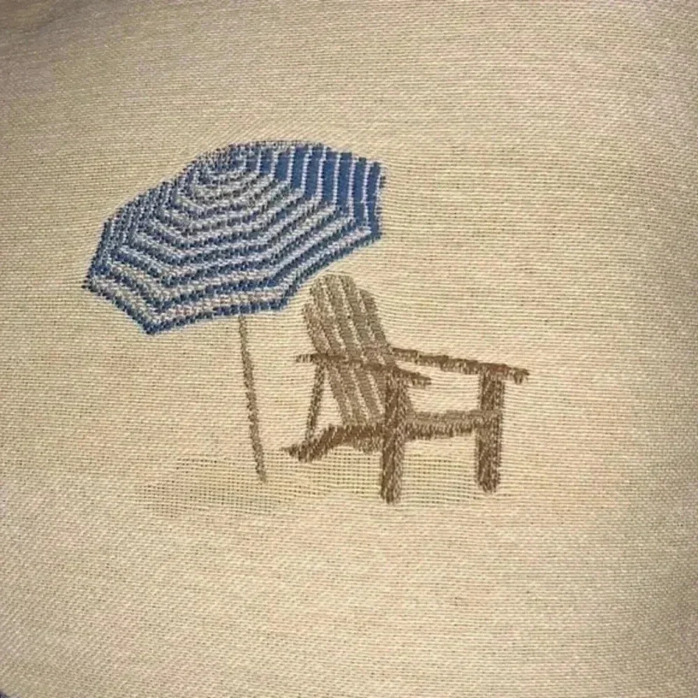 Beach Themed Accent Throw Pillow